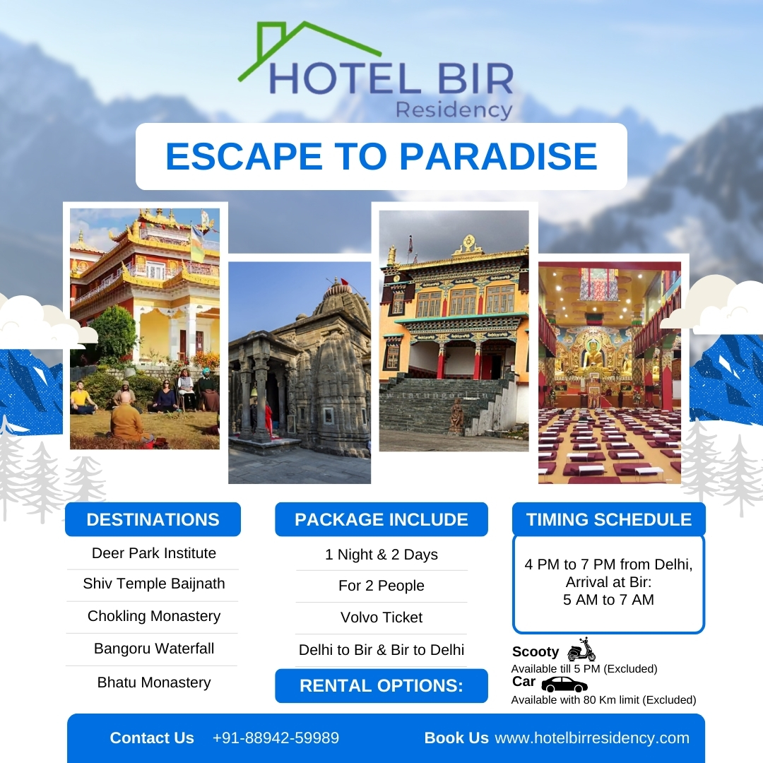 HOTEL BIR TOUR PACKAGE 1